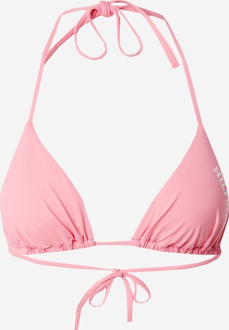 Tommy Hilfiger Underwear Triangel Bikinitop in Roze: voorkant