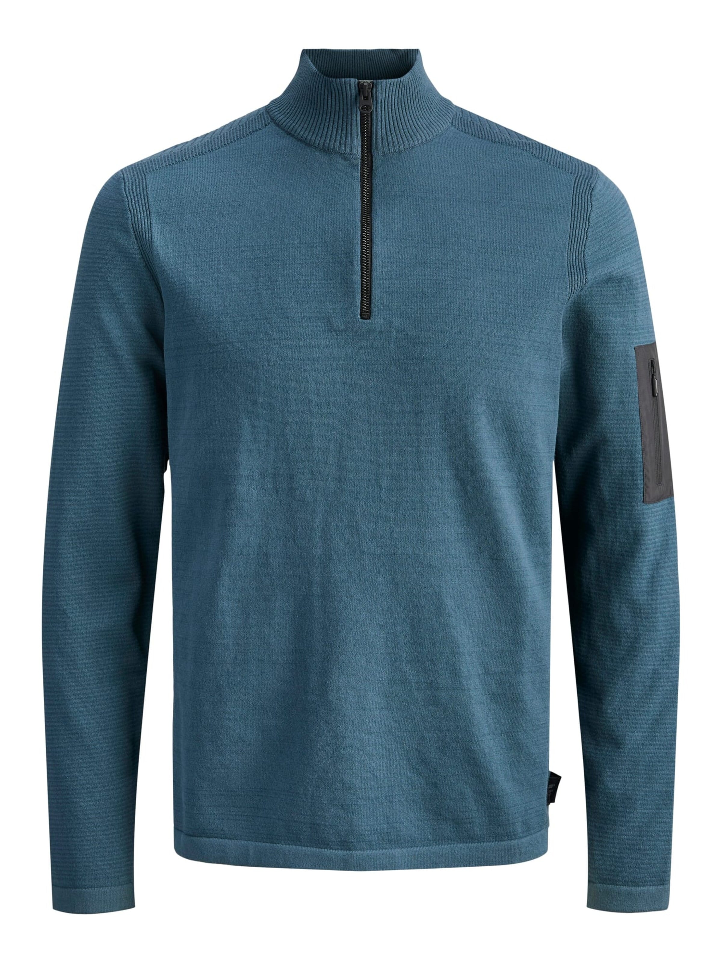 JACK & JONES Trui 'mace' in Groen: voorkant