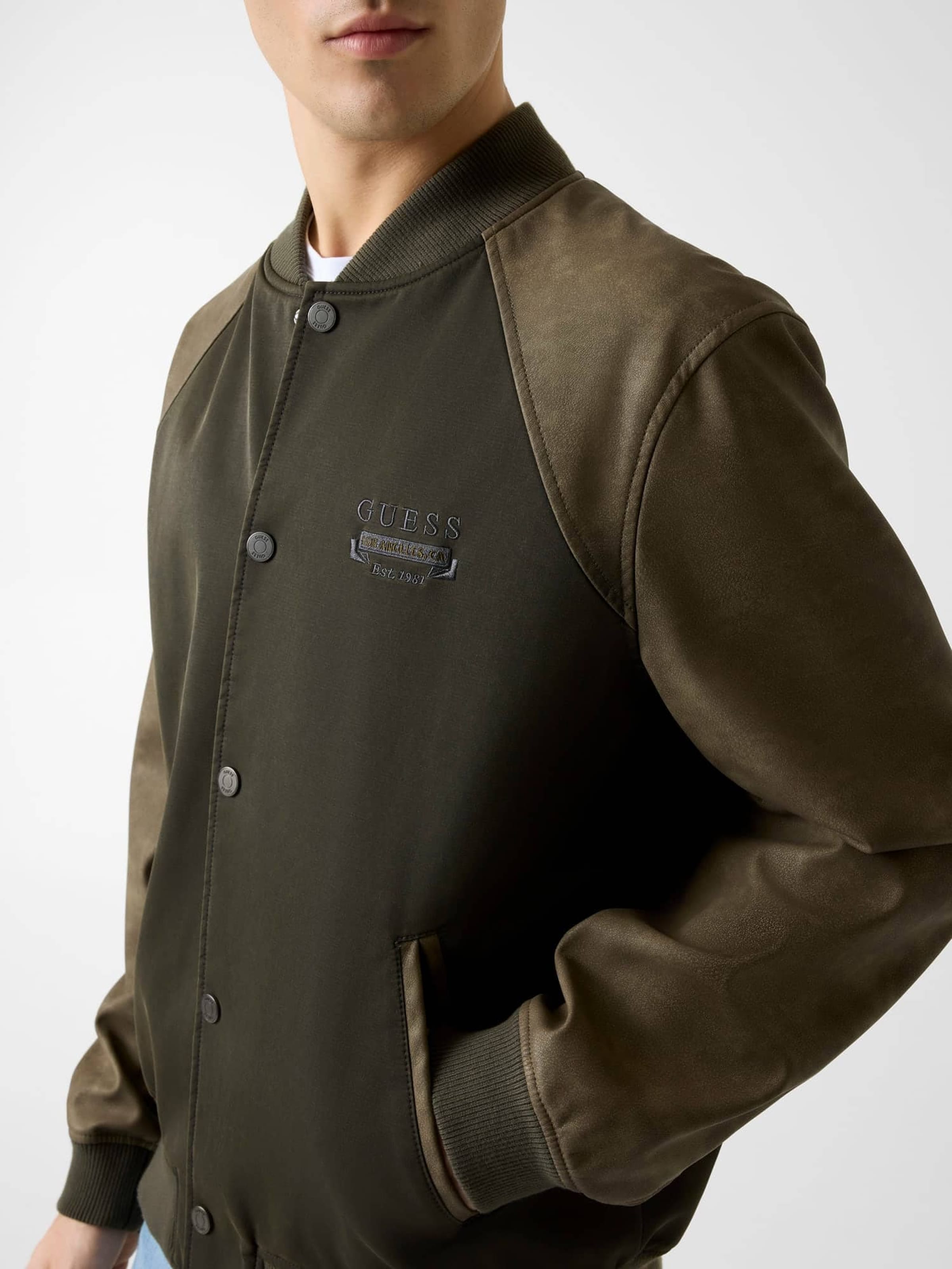 GUESS Between-Season Jacket in Green
