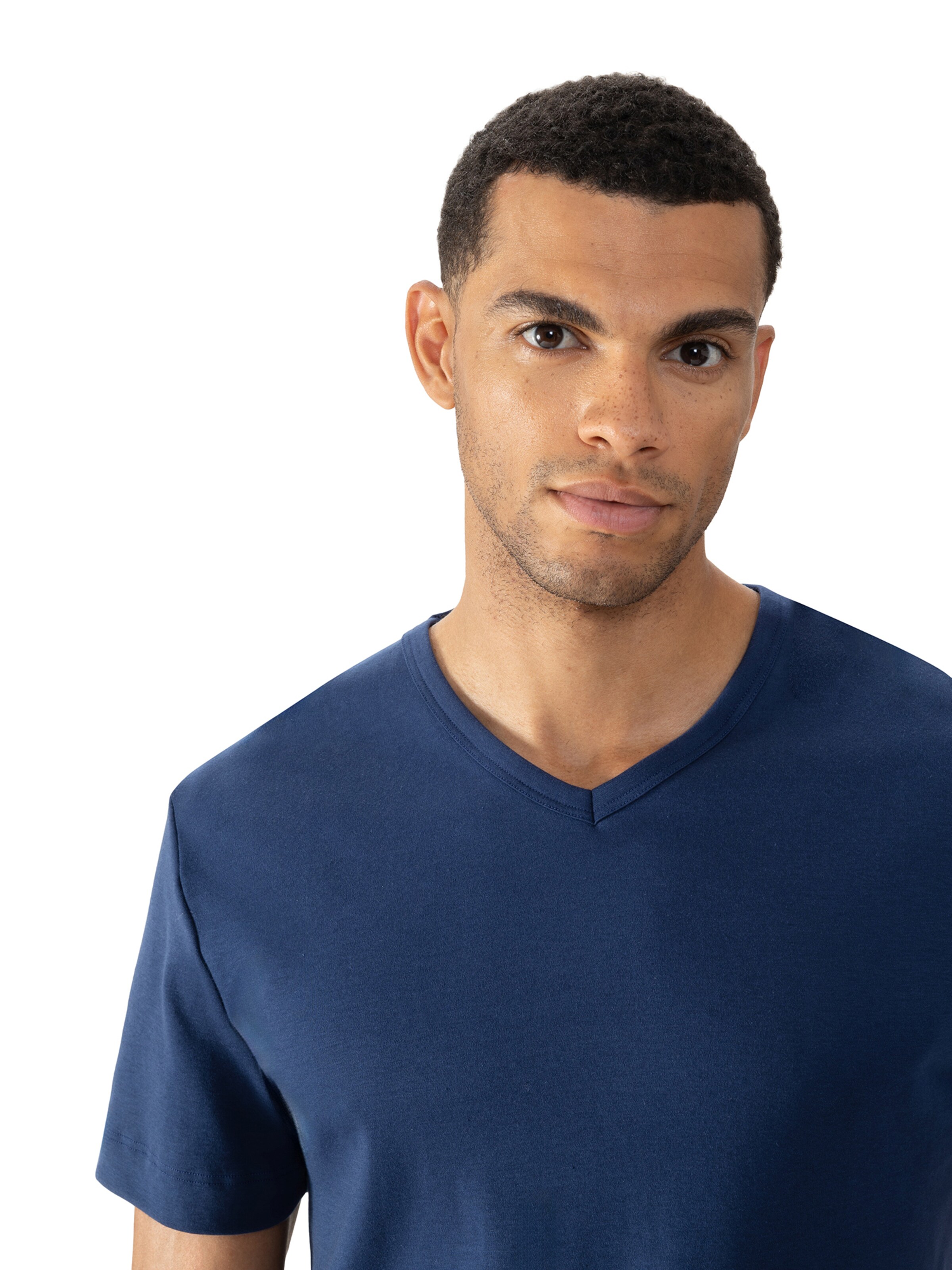 Mey Shirt 'Solid Night' in Blauw