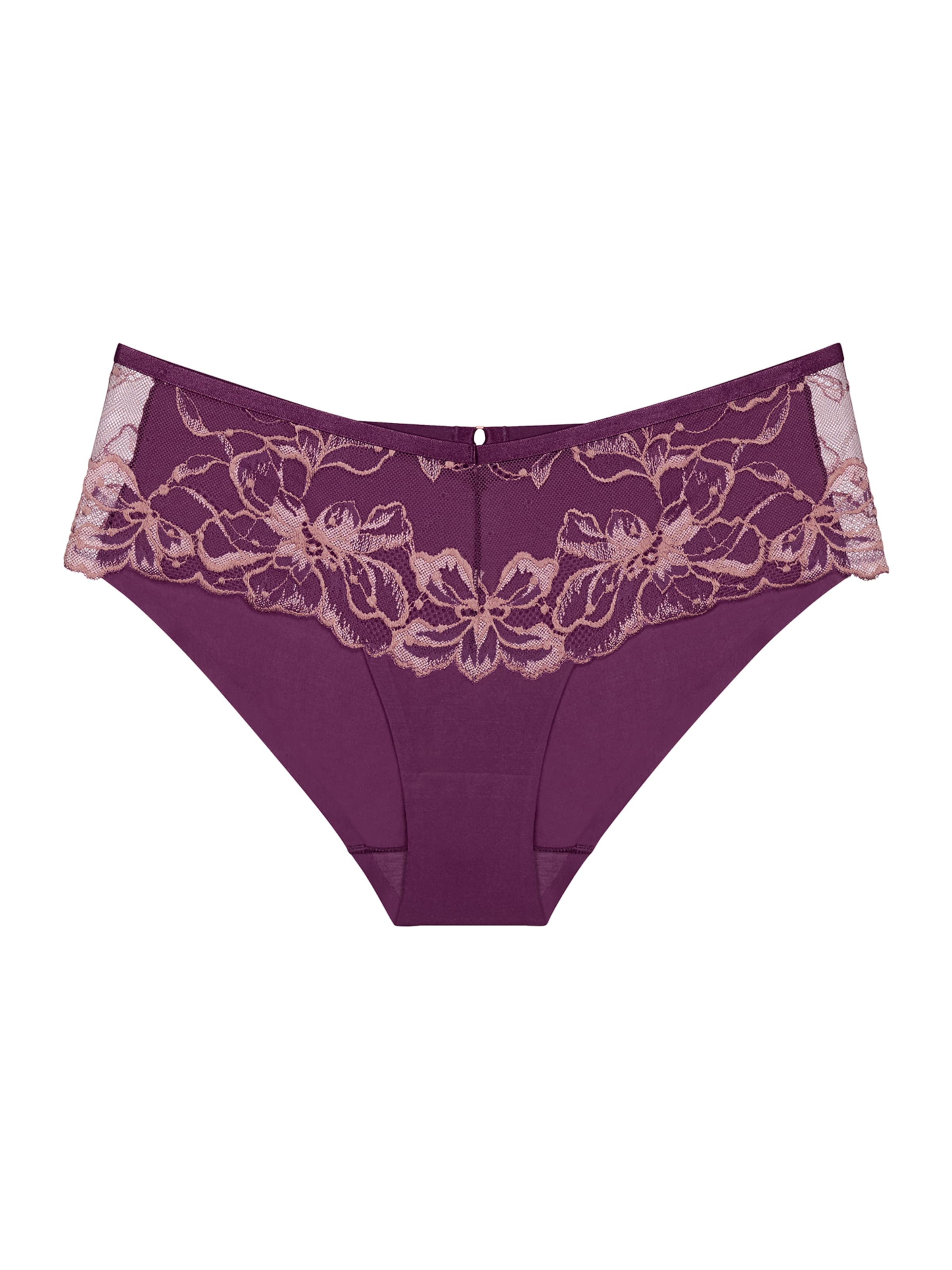 TRIUMPH - Cueca ' Wild Gardenia Florale ' em roxo: frente