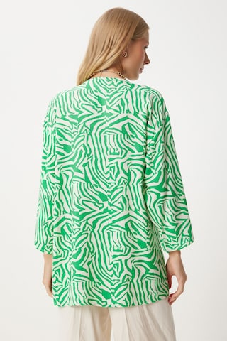 Happiness İstanbul Kimono in Grün