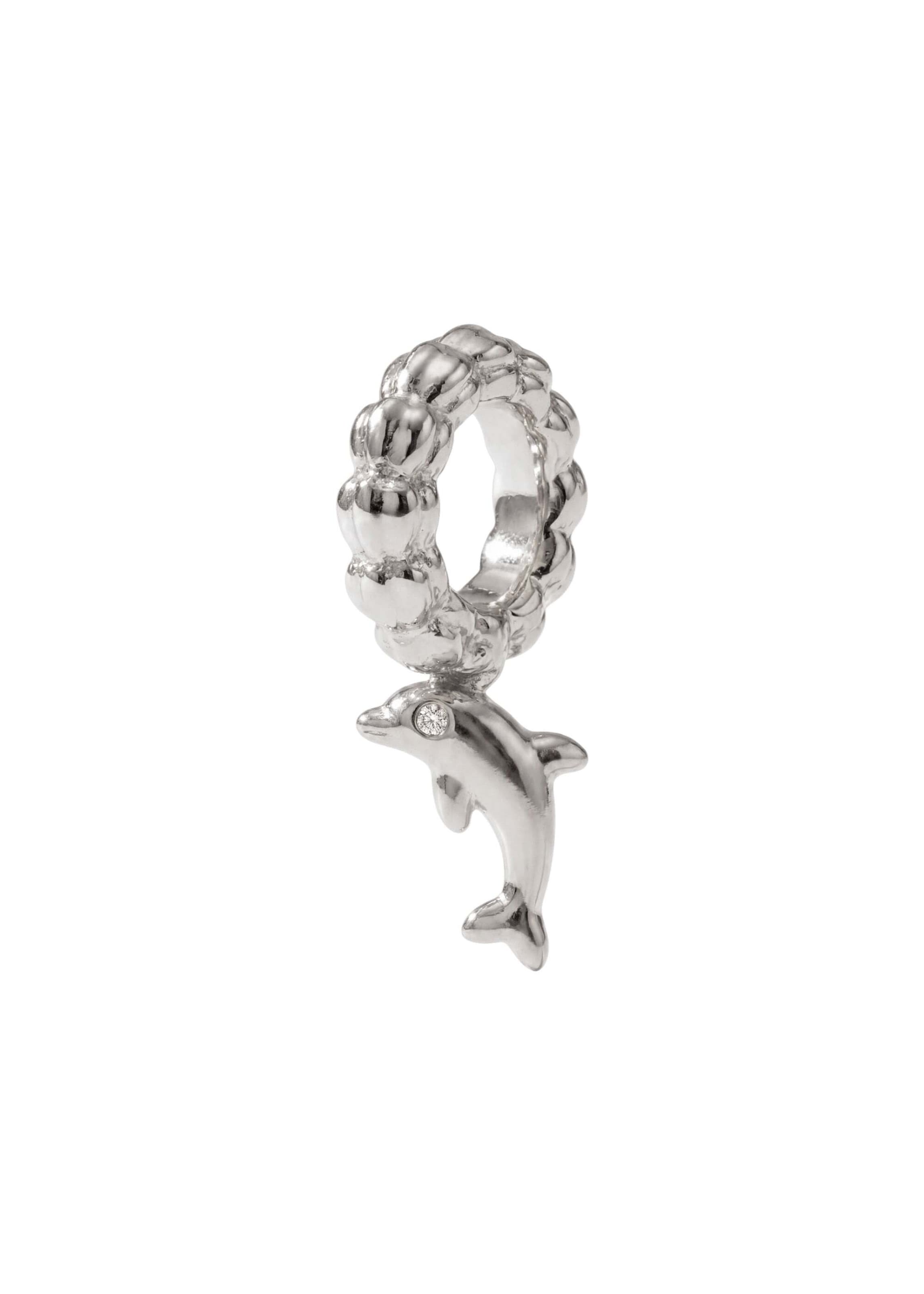 PURELEI - Colgante 'Dolphin' en plata: frente