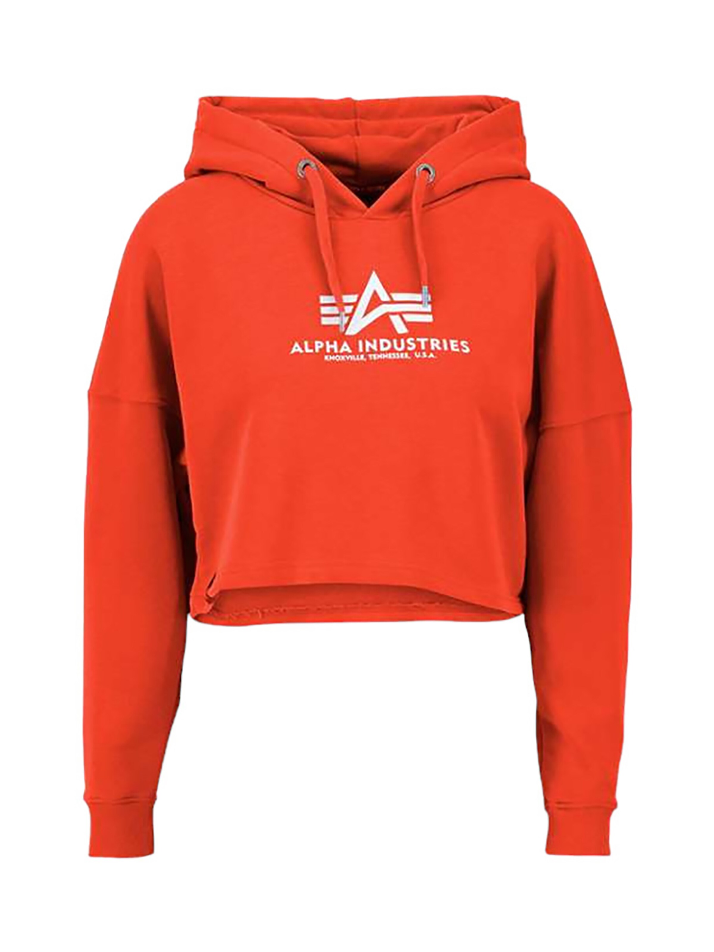 ALPHA INDUSTRIES Sweatshirt 'Basic' in Red: front
