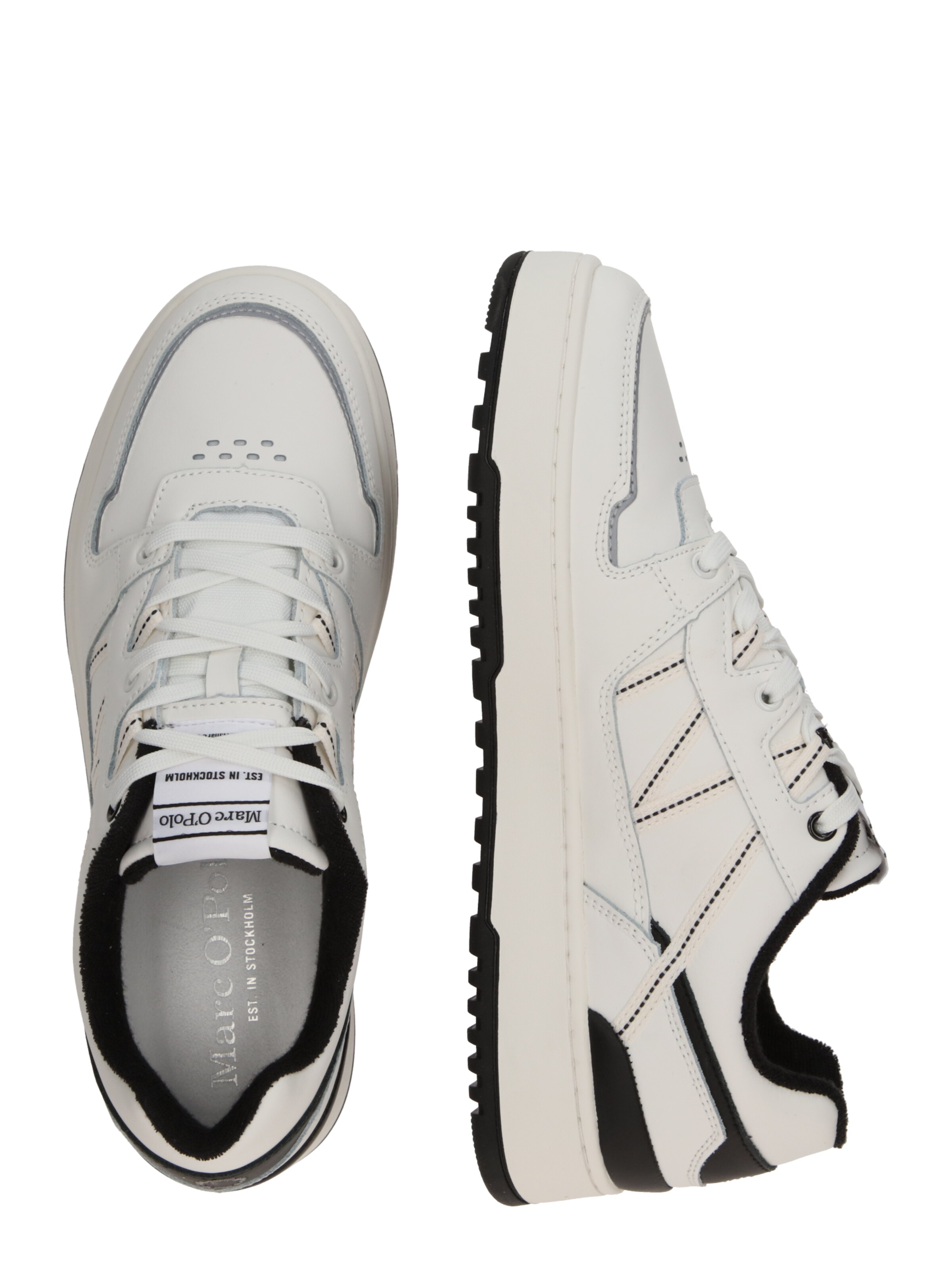 Marc O'Polo Ниски маратонки в бяло