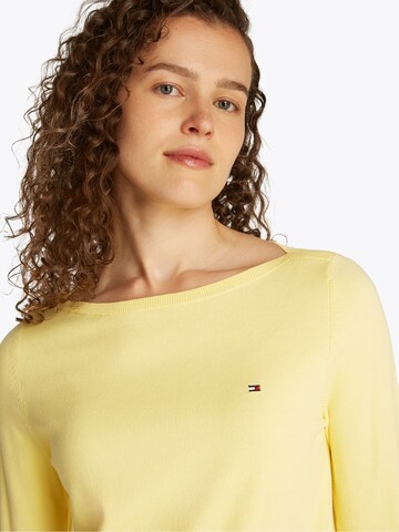 TOMMY HILFIGER Pullover in Gelb
