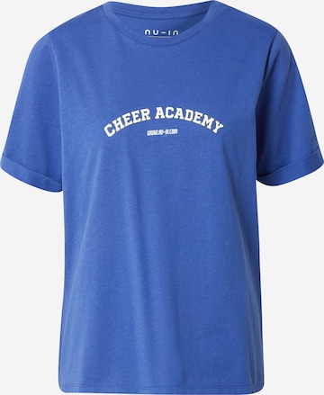 NU-IN - Camiseta 'Academy' en azul: frente