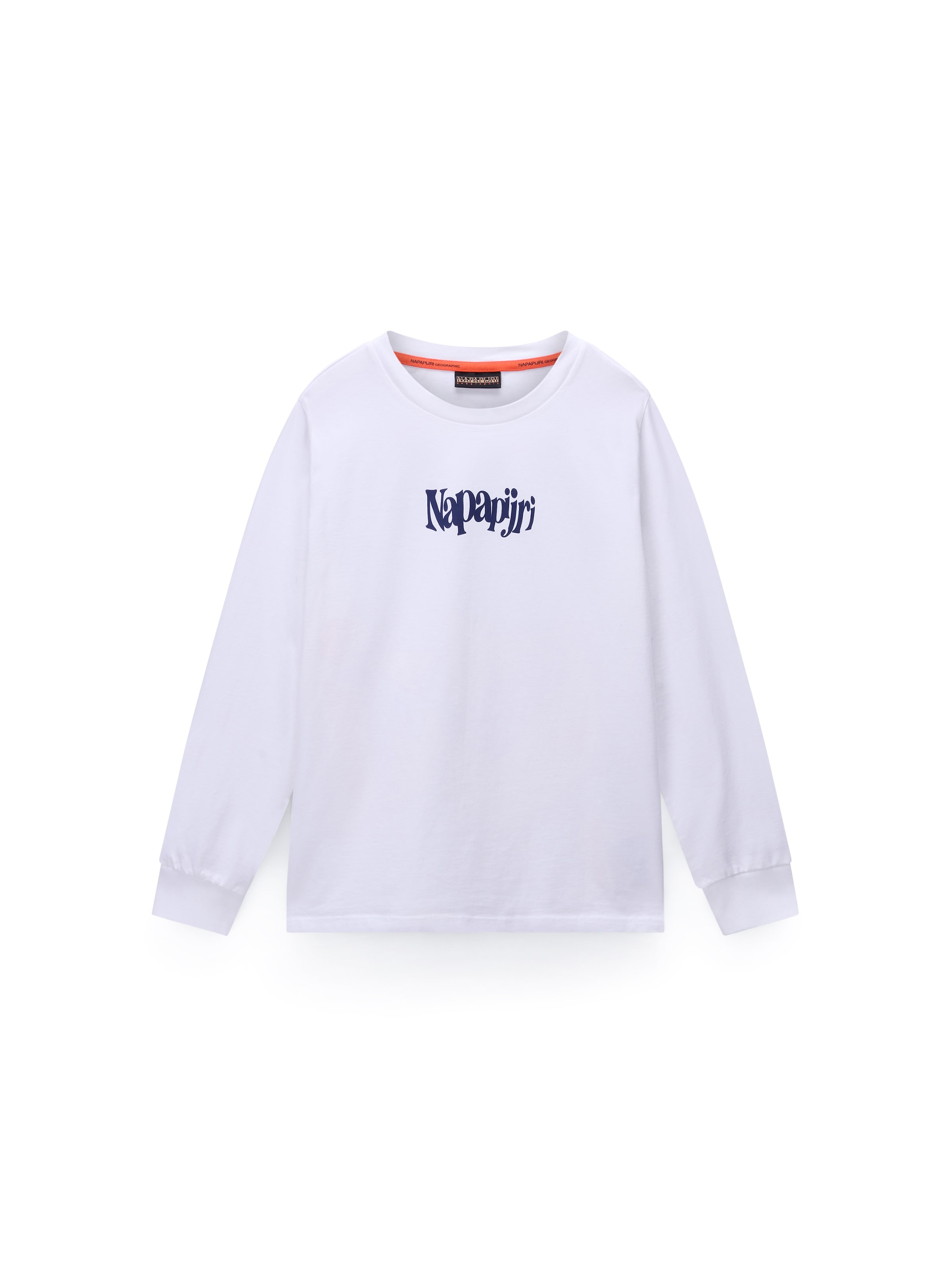 T-Shirt 'Fiemme' NAPAPIJRI en blanc : devant