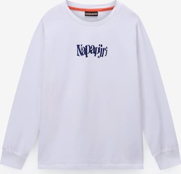 NAPAPIJRIMajica 'Fiemme' - bijela boja: prednji dio