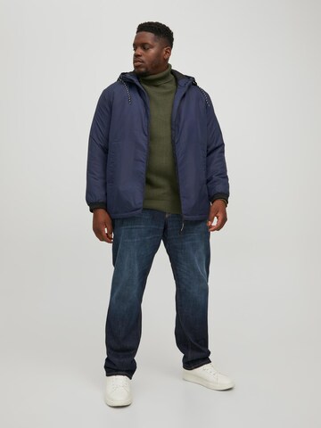 Jack & Jones Plus Sweater 'CARLOS' in Green