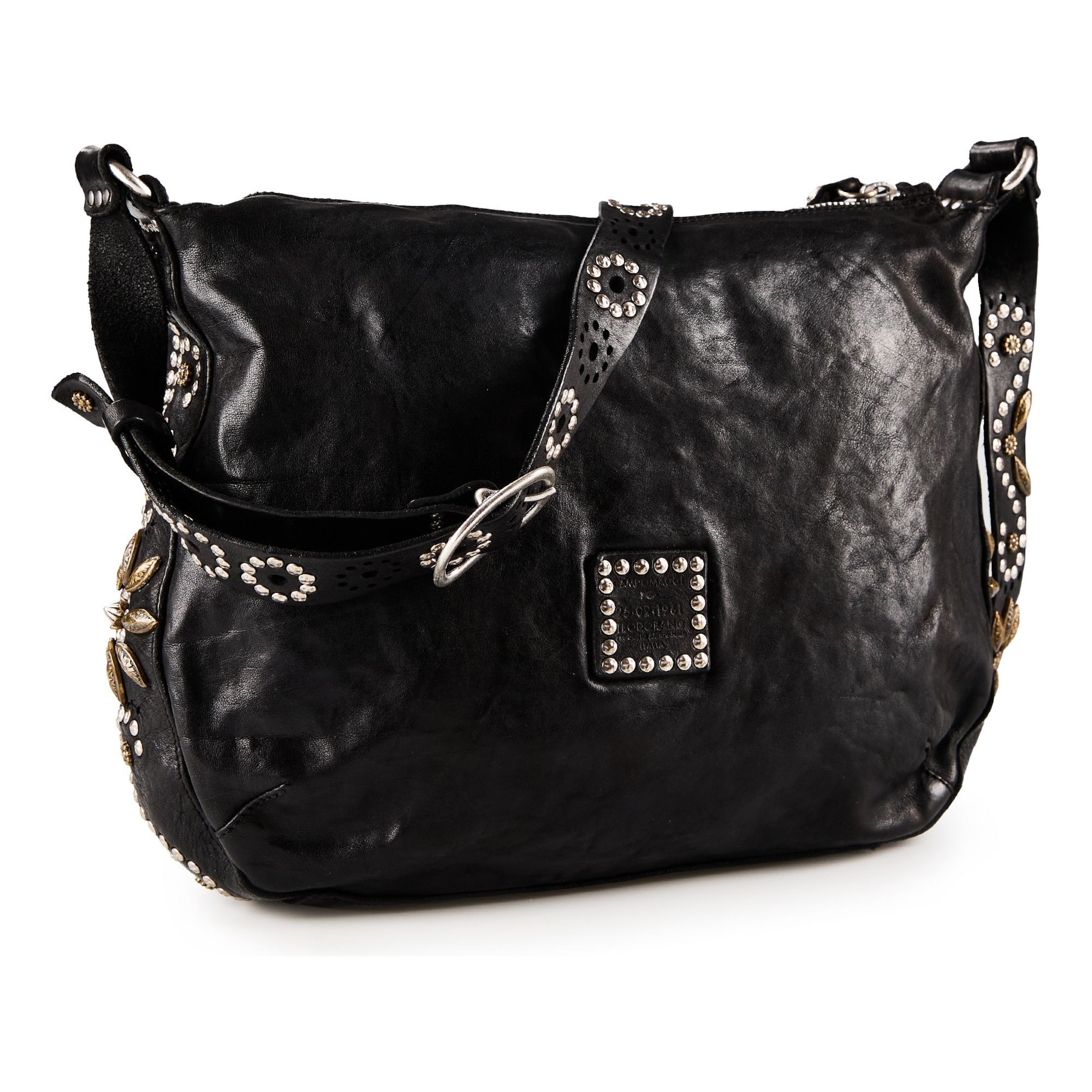 Sac à bandoulière 'Nada' Campomaggi en noir : devant