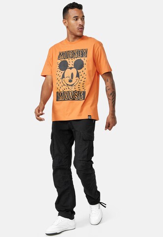 Recovered Shirt 'Disney Trippy Mickey Mouse' in Orange