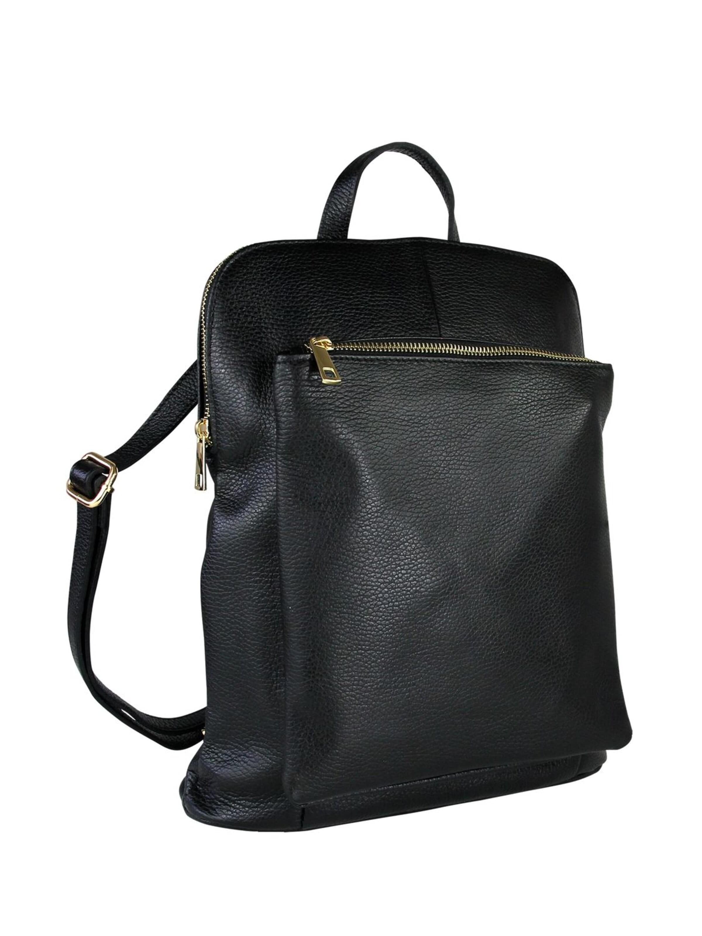 Sac à dos Toscanto en noir : devant