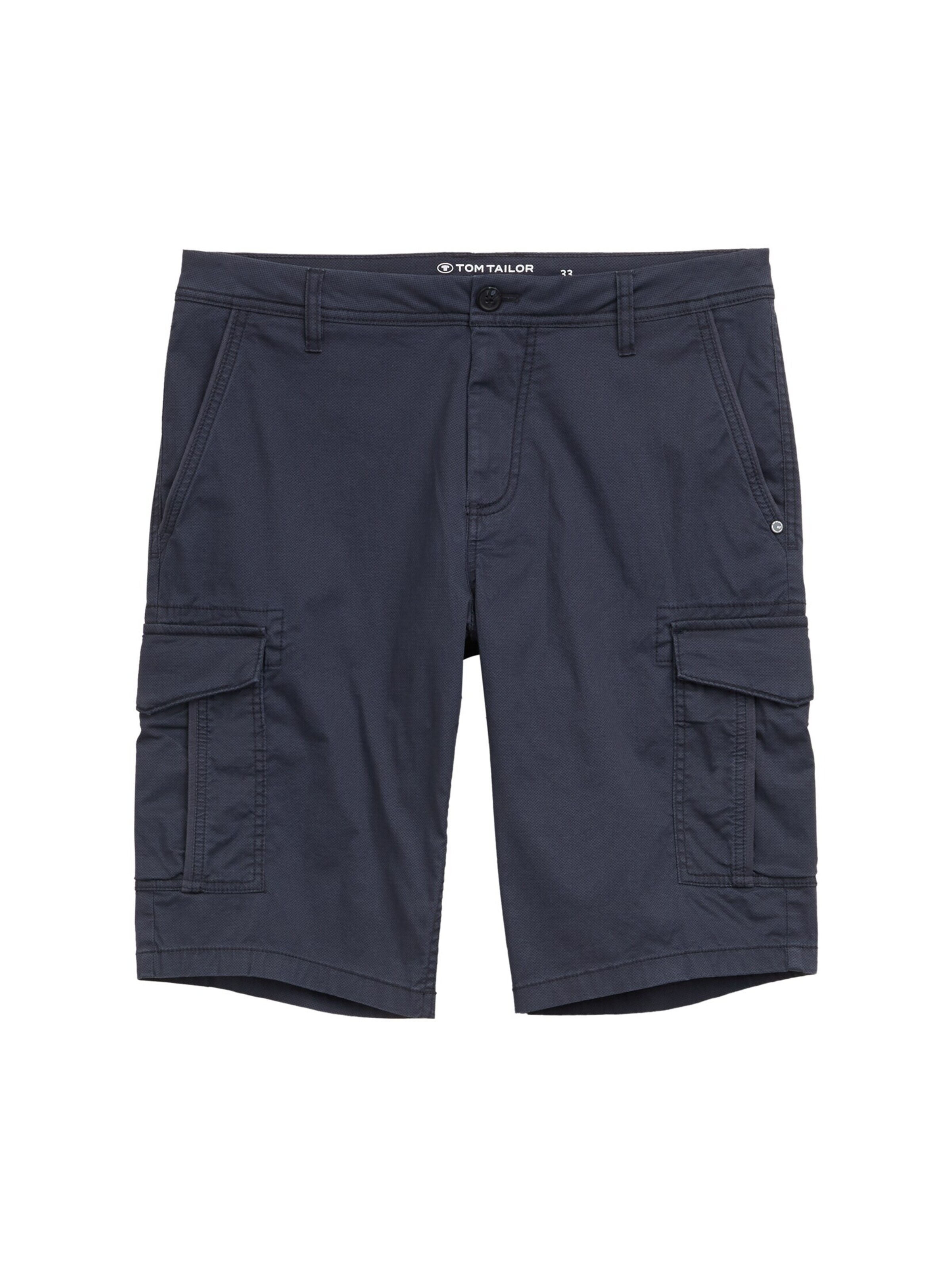 TOM TAILOR Loose fit Cargo trousers in Blue: front