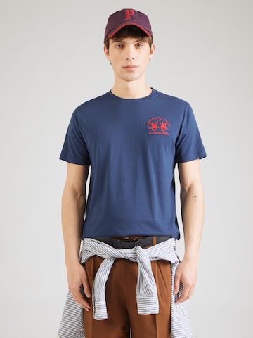 Maglietta di La Martina in blu: frontale