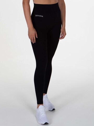 Divina Skinny Sporthose 'Prime' in Schwarz