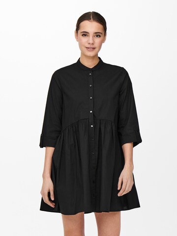 Robe-chemise 'Ditte' ONLY en noir : devant