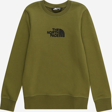 THE NORTH FACE Sport sweatshirt 'DREW PEAK LIGHT' i grön: framsida