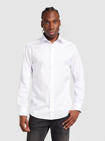 ETON Slim fit Skjorta i vit: framsida