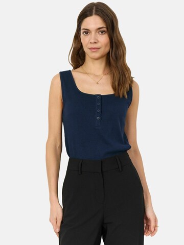 Top di Soyaconcept in blu: frontale