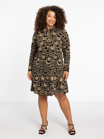 YOEK Blusenkleid in Schwarz