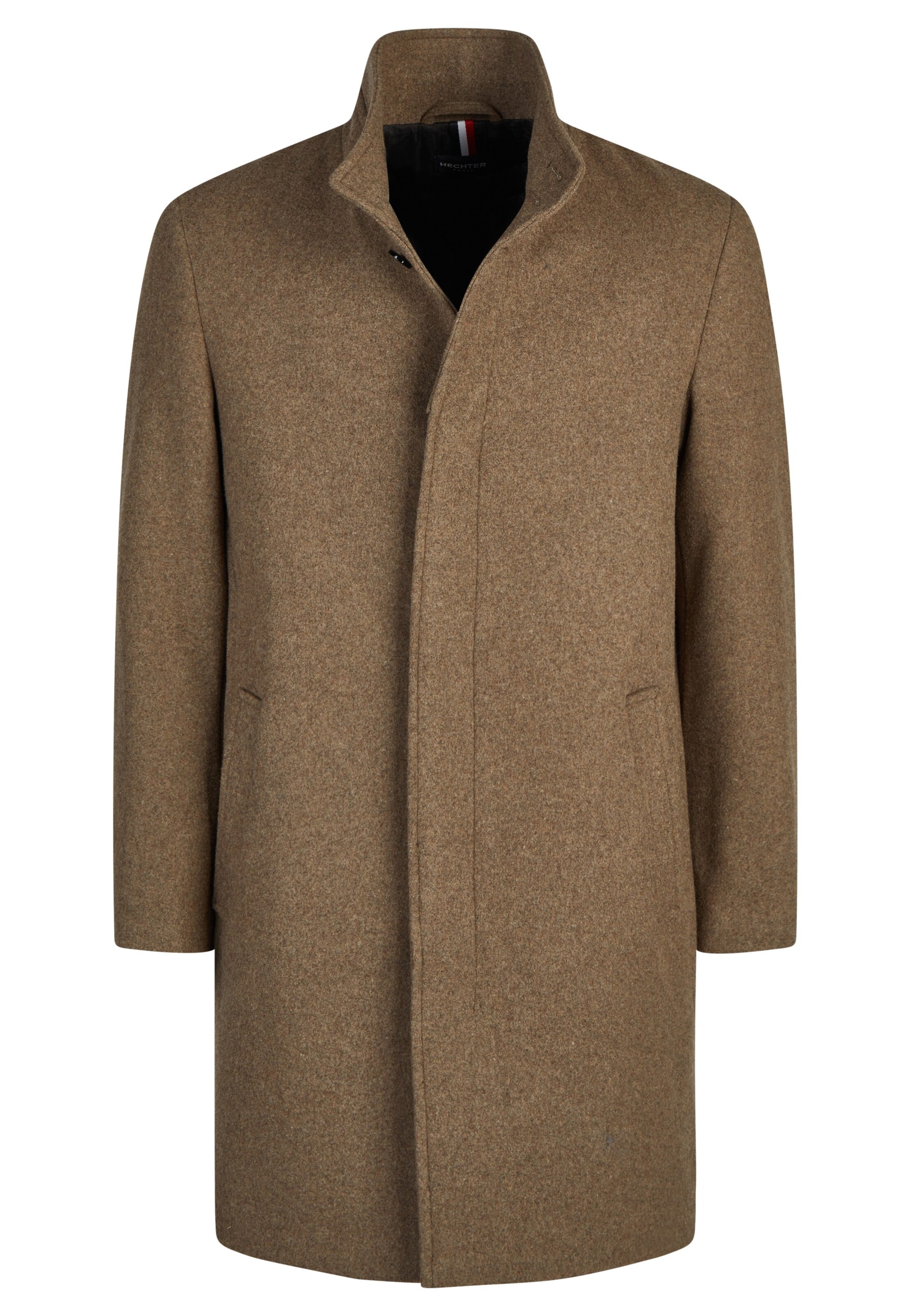 HECHTER PARIS Between-seasons coat in Brown: front