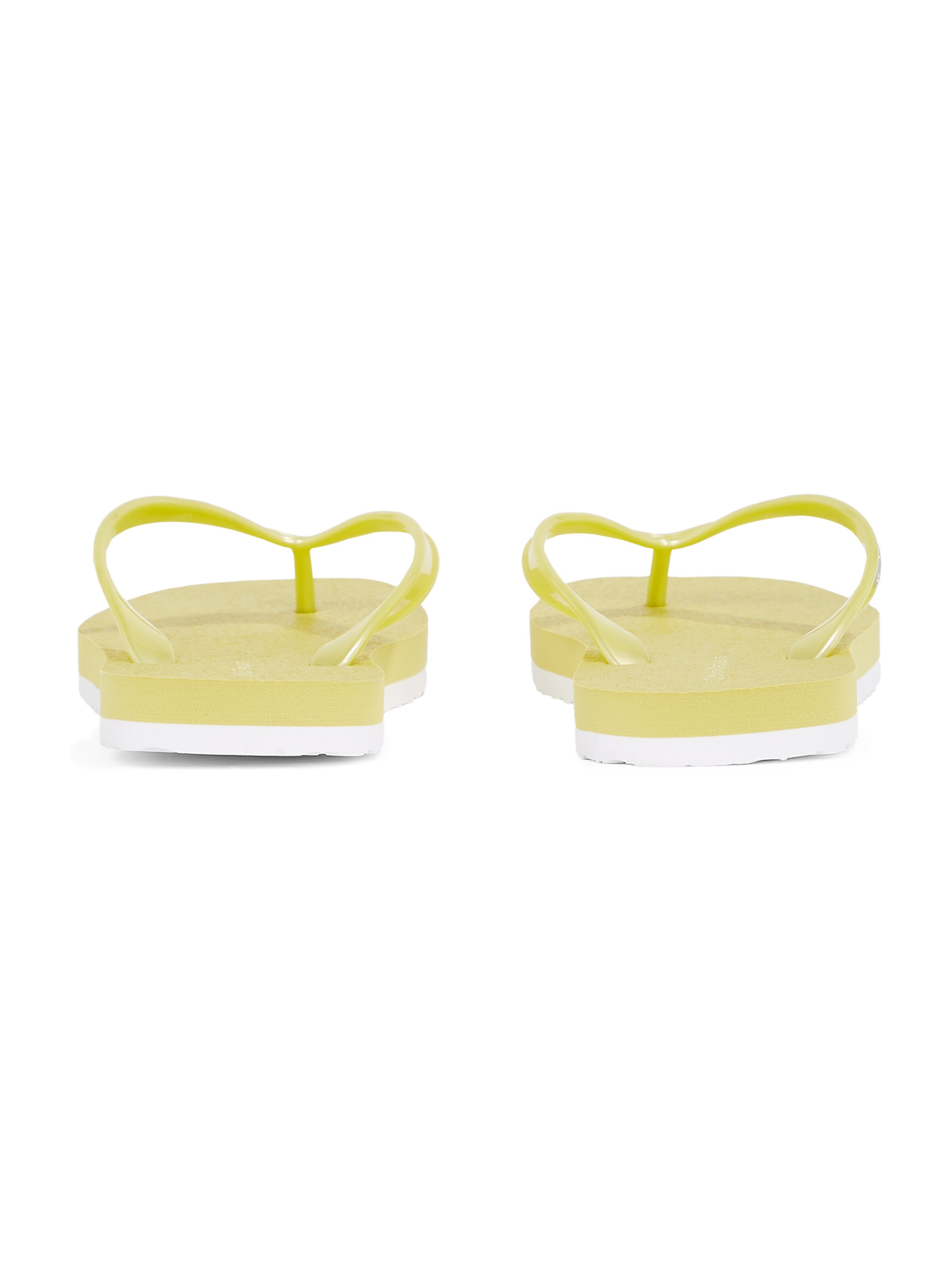 Calvin Klein Сандали с разделител за пръстите в жълто