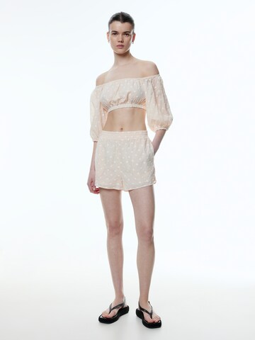 EDITED Regular Trousers 'Ulli' in Beige