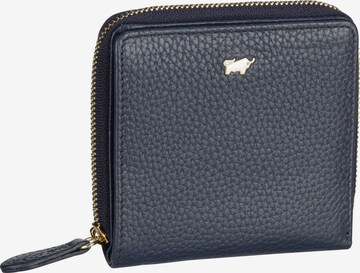 Portamonete 'Asti' di Braun Büffel in blu: frontale