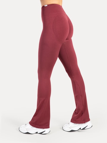 évasé Leggings Smilodox en rouge