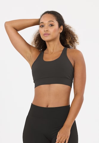 Athlecia Medium support Sport bh 'Gaby V3' in Zwart: voorkant