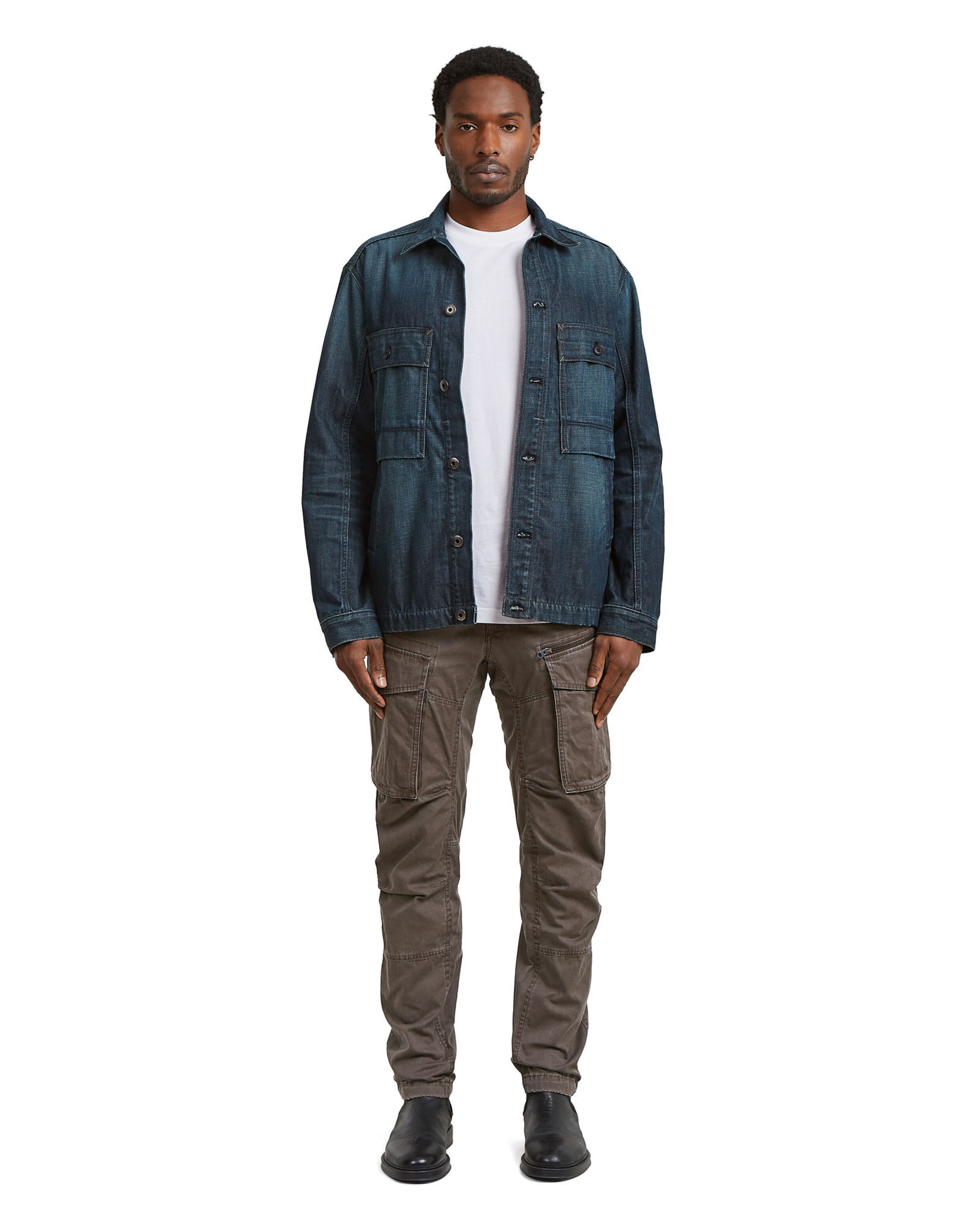 Effilé Pantalon cargo G-STAR en marron