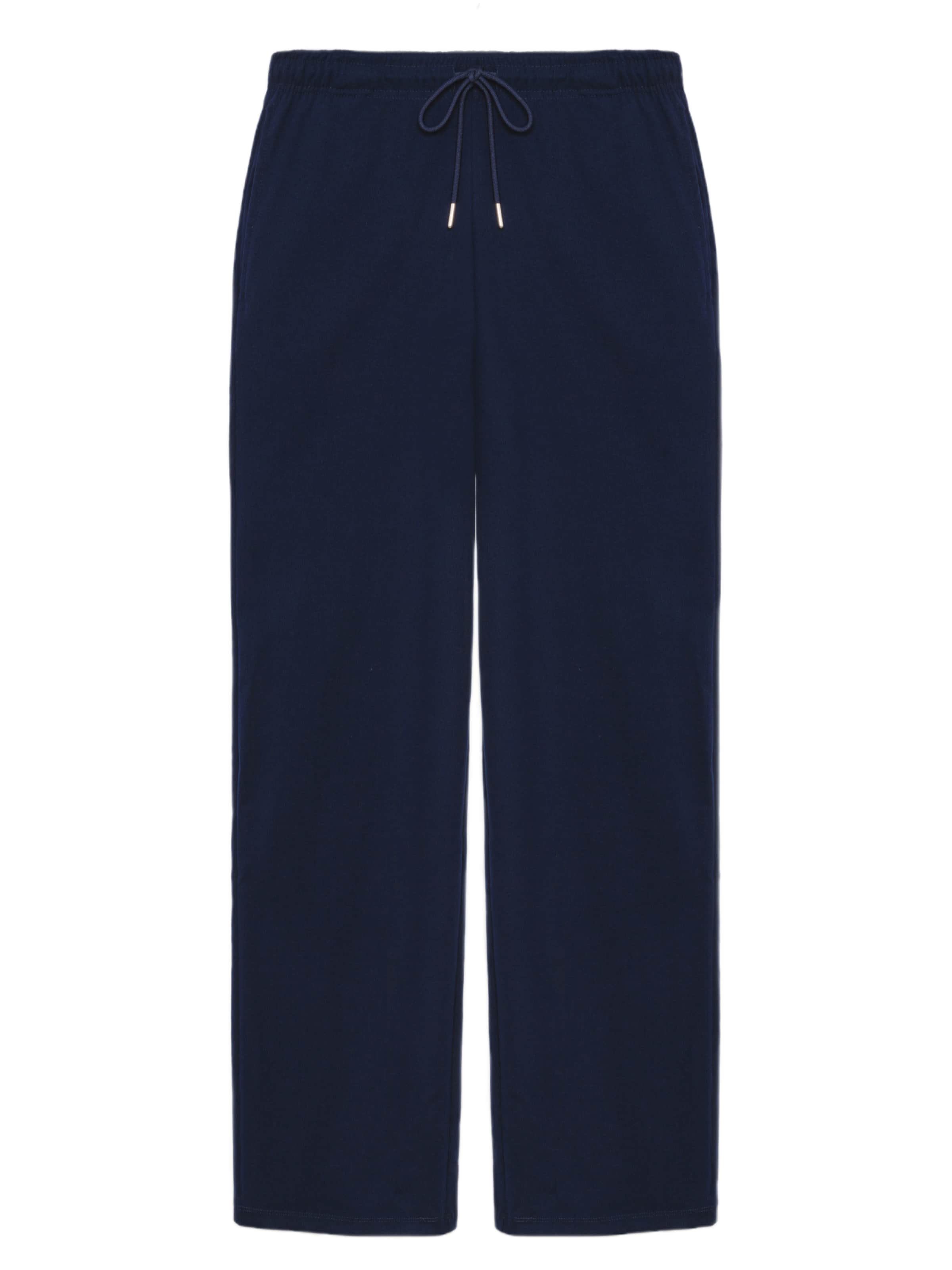 No Matter What Wide leg Trousers in Blue: front