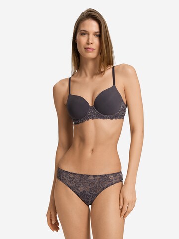 Hanro - Balconette Soutien ' Moments ' em preto: frente