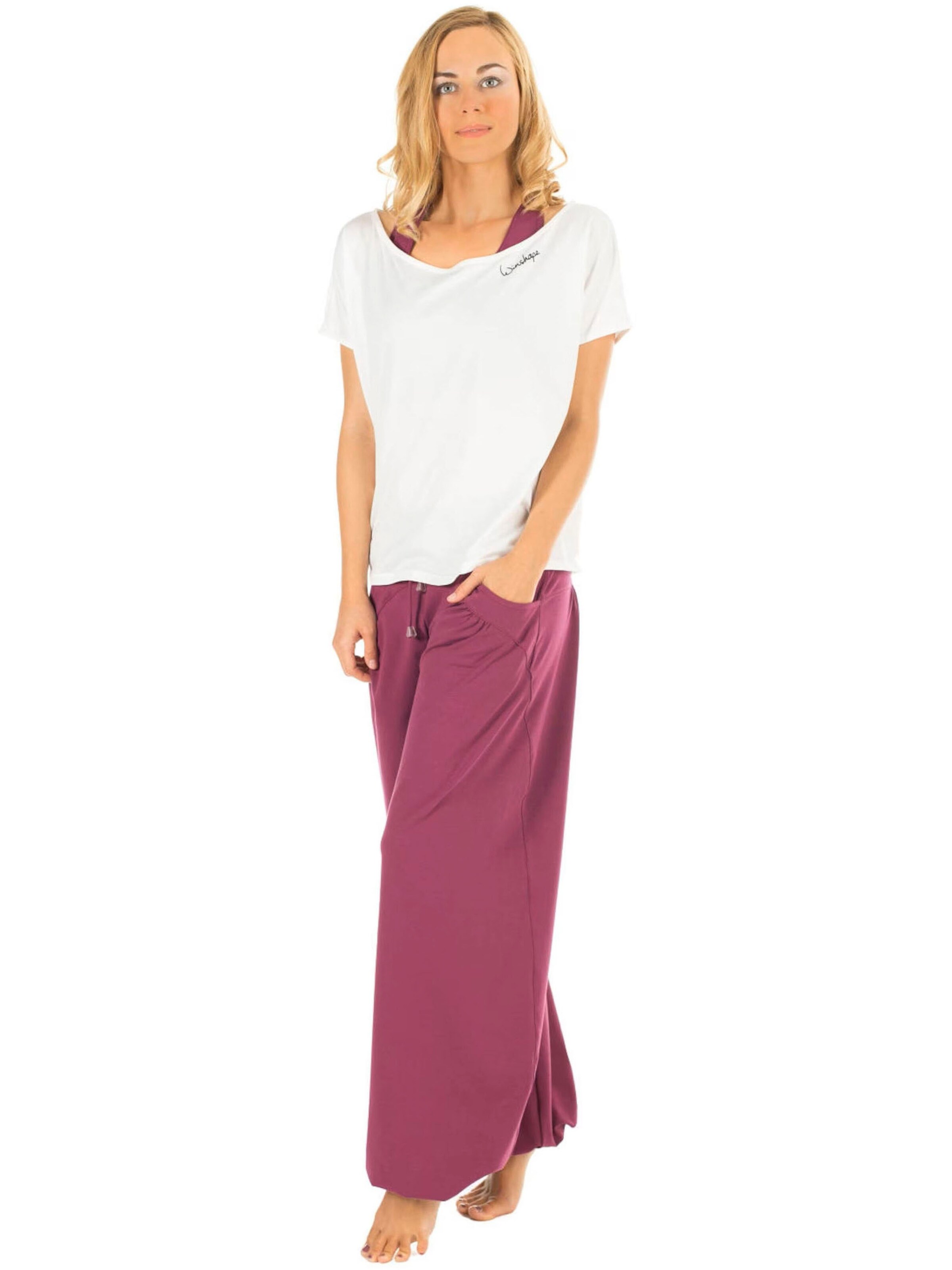 WinshapeLoosefit Sportske hlače 'WTE3' - crvena boja