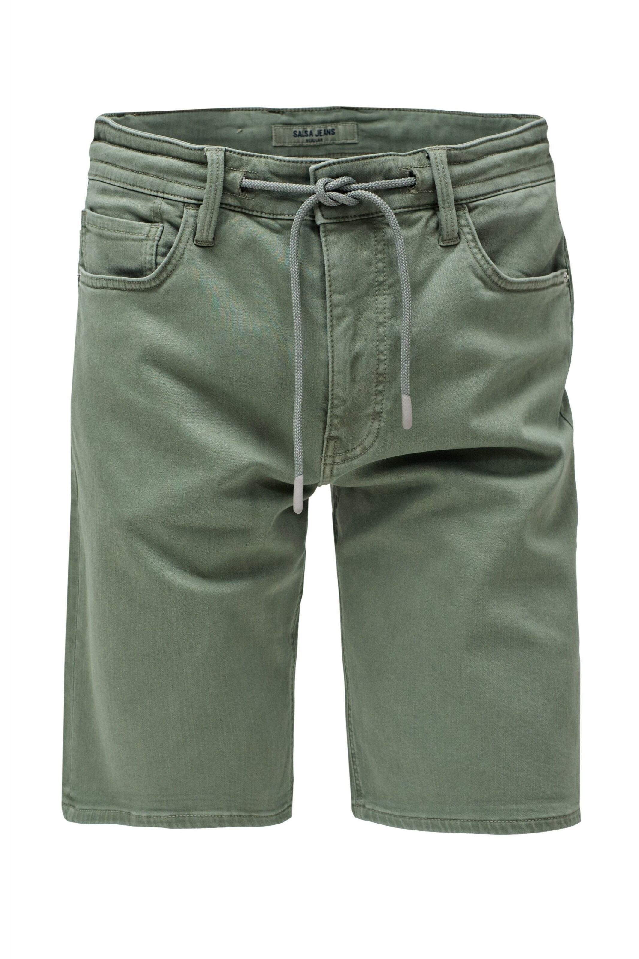 Salsa Jeans Shorts in Grün: Vorderseite