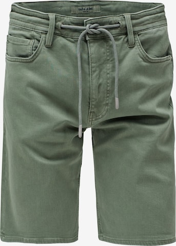 Salsa Jeans Shorts in Grün: Vorderseite
