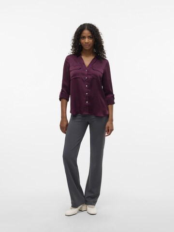 VERO MODA Bluse 'LOU' i lilla