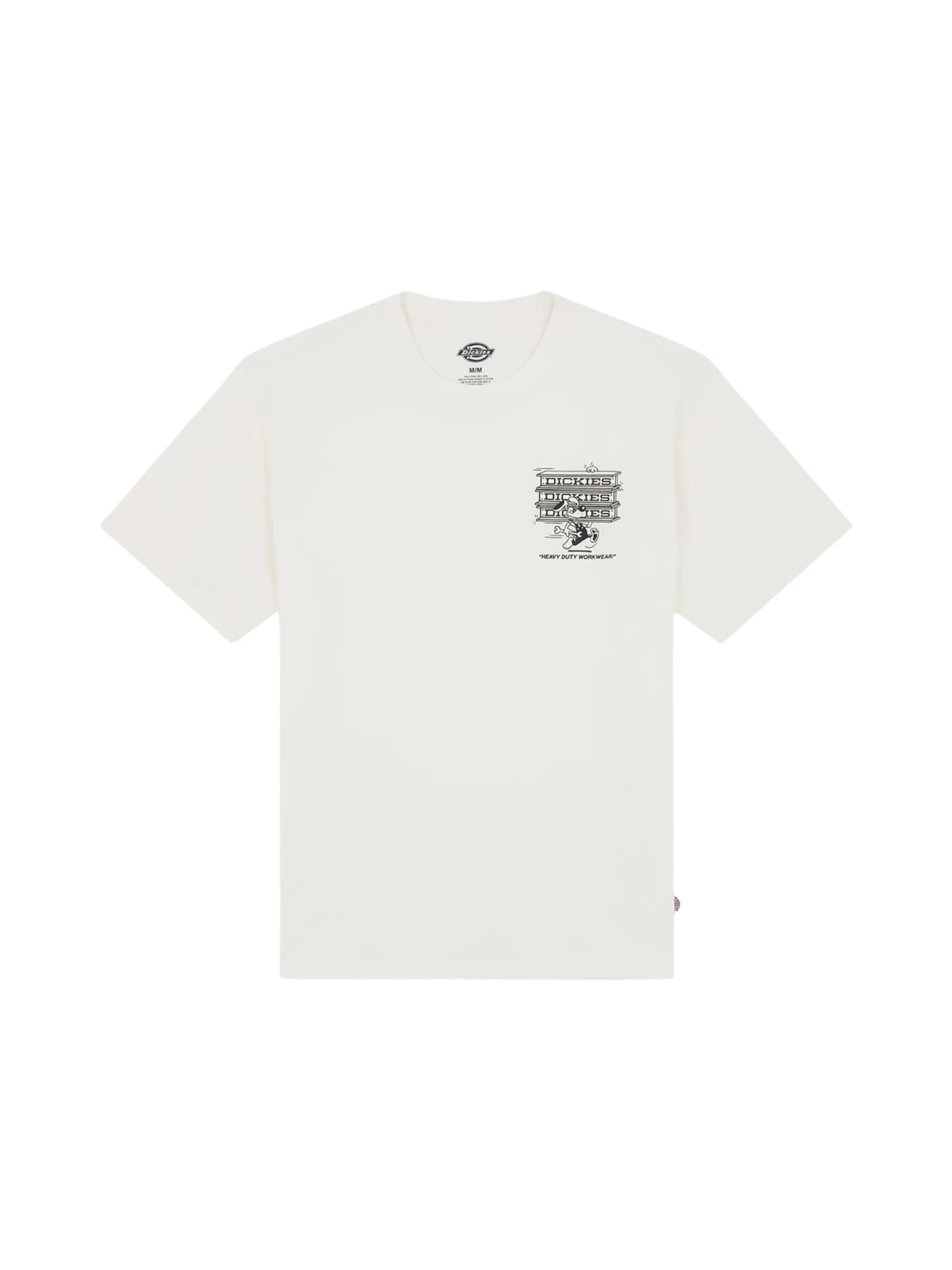 DICKIES Shirt 'DICKIES LYNNDYL SS TEE T-SHIRT' in Wit: voorkant