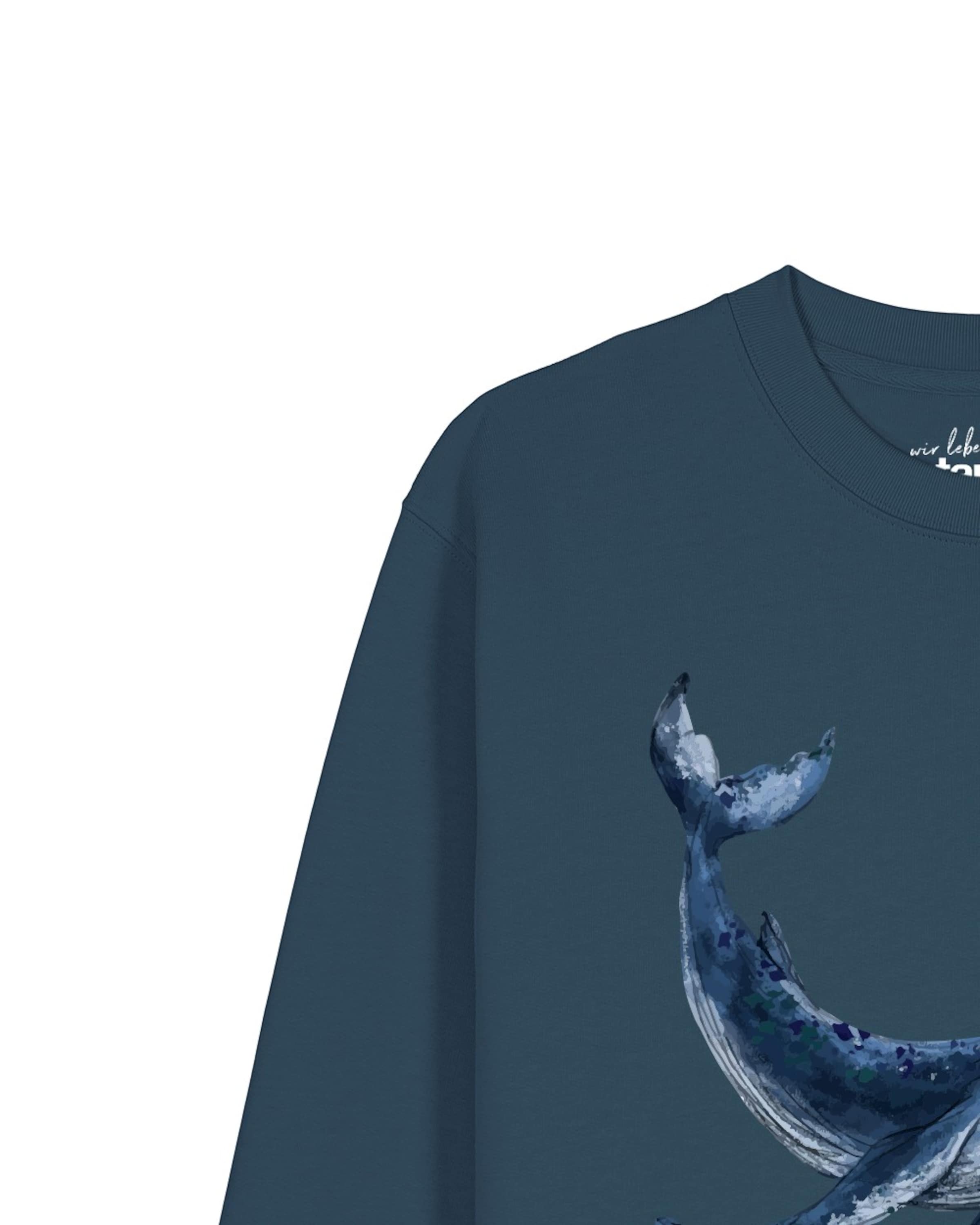 Watapparel Sweatshirt 'Wal' in Blue