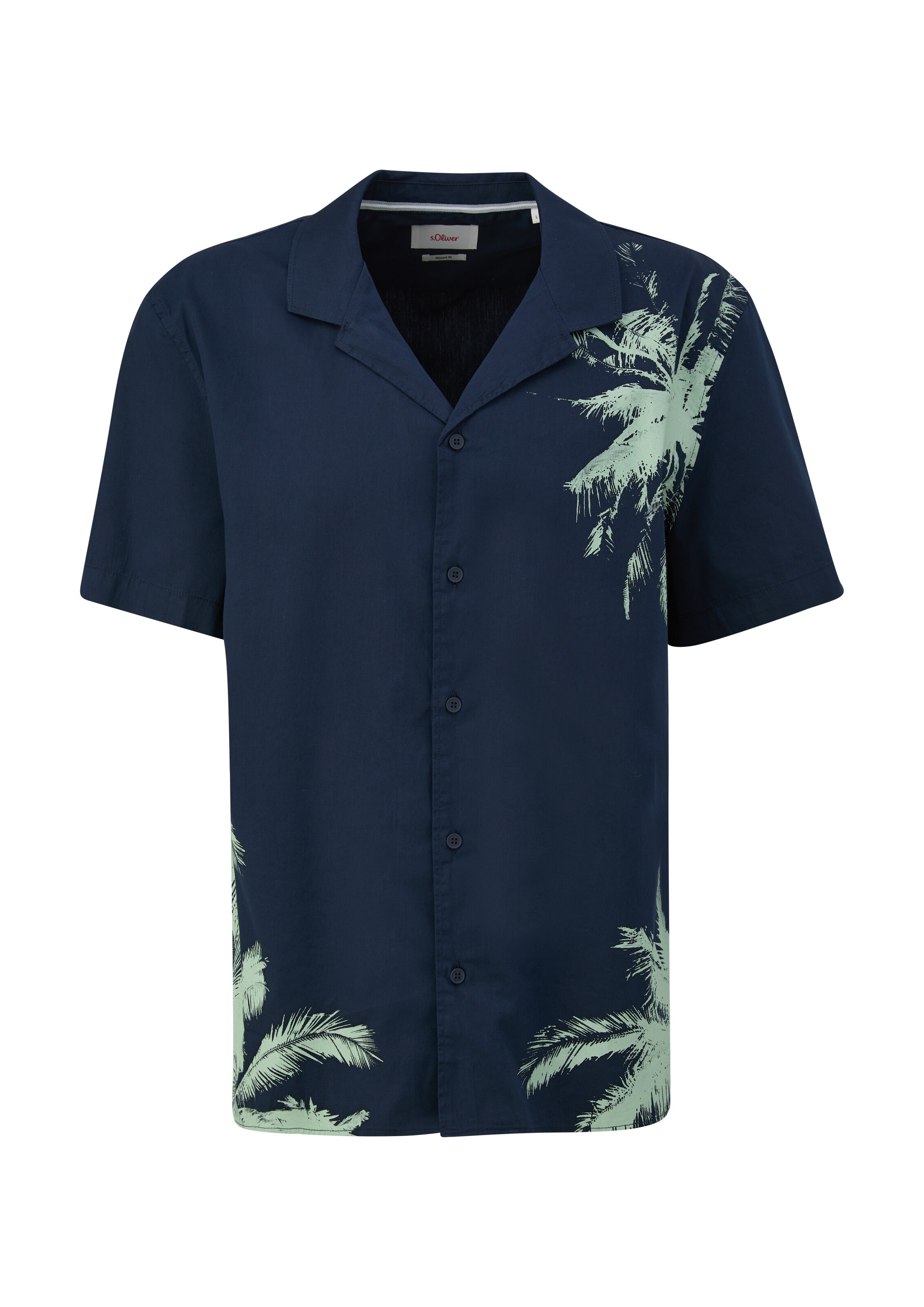 s.Oliver Hemd in Blau: Vorderseite