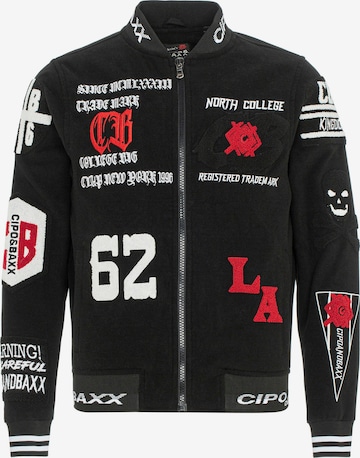 CIPO & BAXX Between-season jacket in Black: front