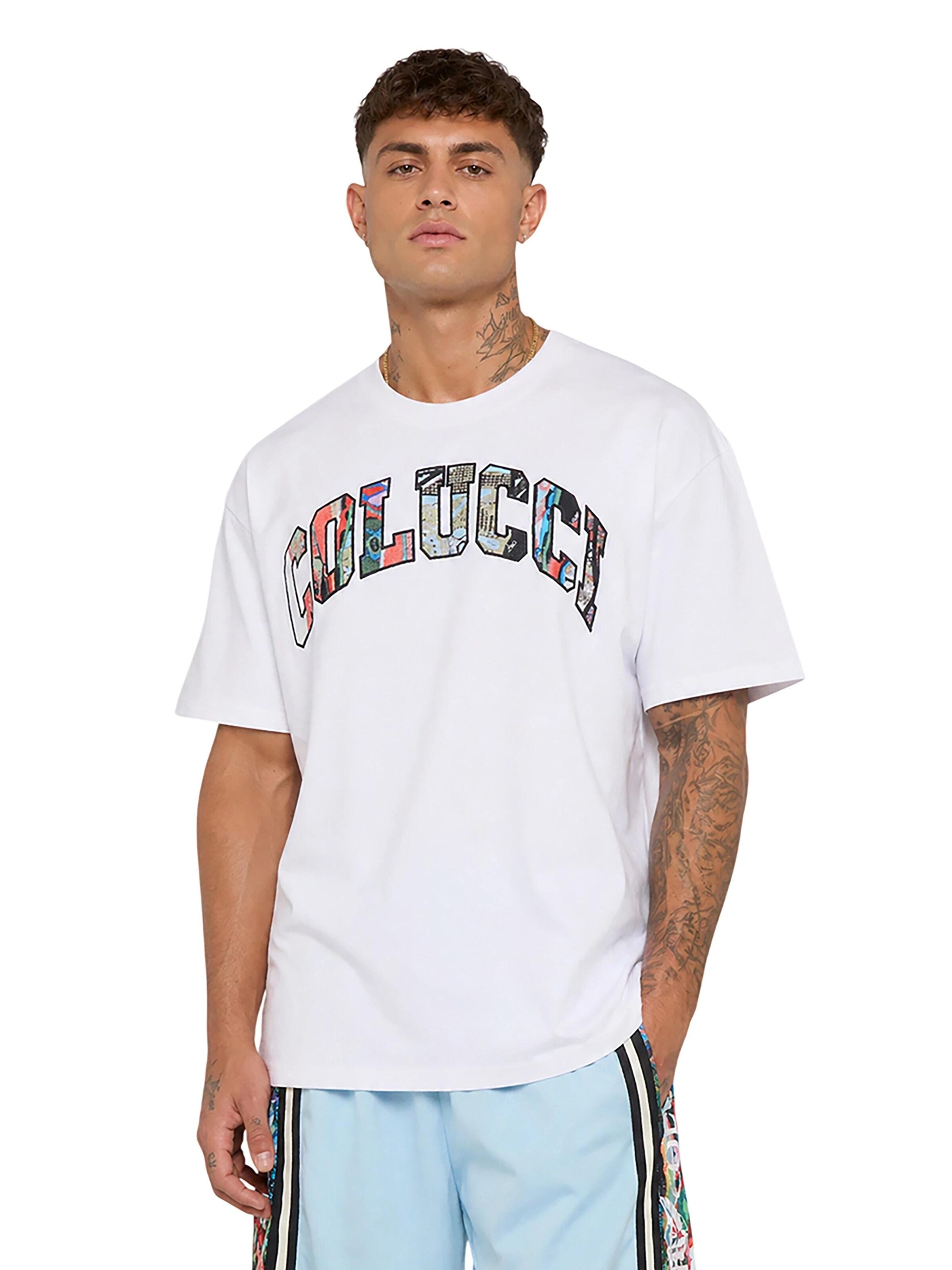 Colucci Shirt in Wit: voorkant