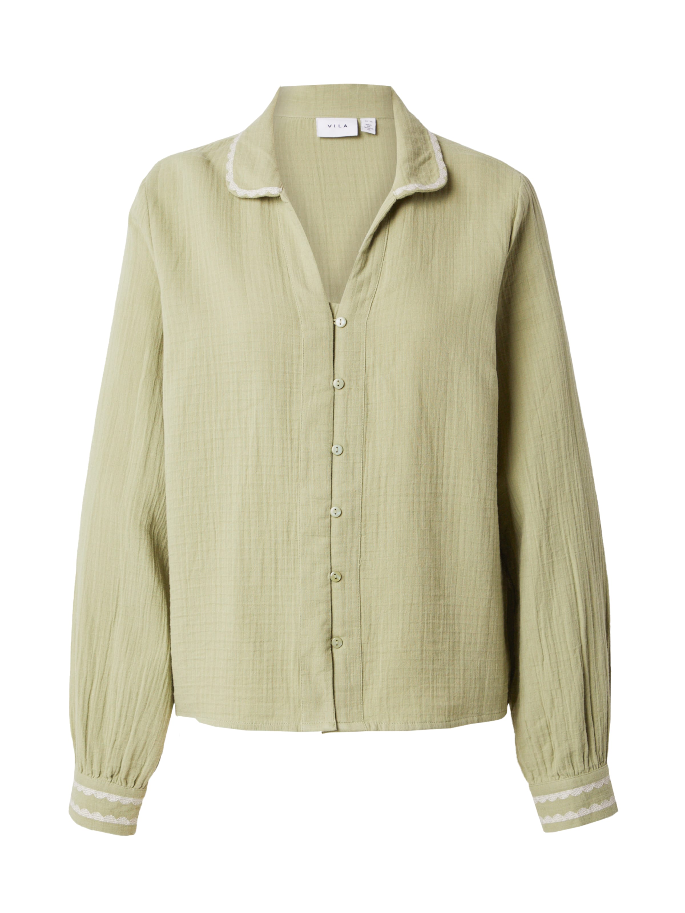VILA Blouse in Green: front