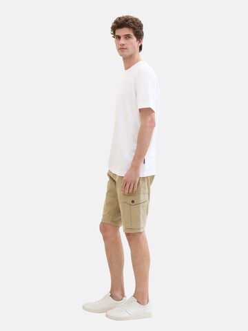 TOM TAILOR Regular Shorts in Beige