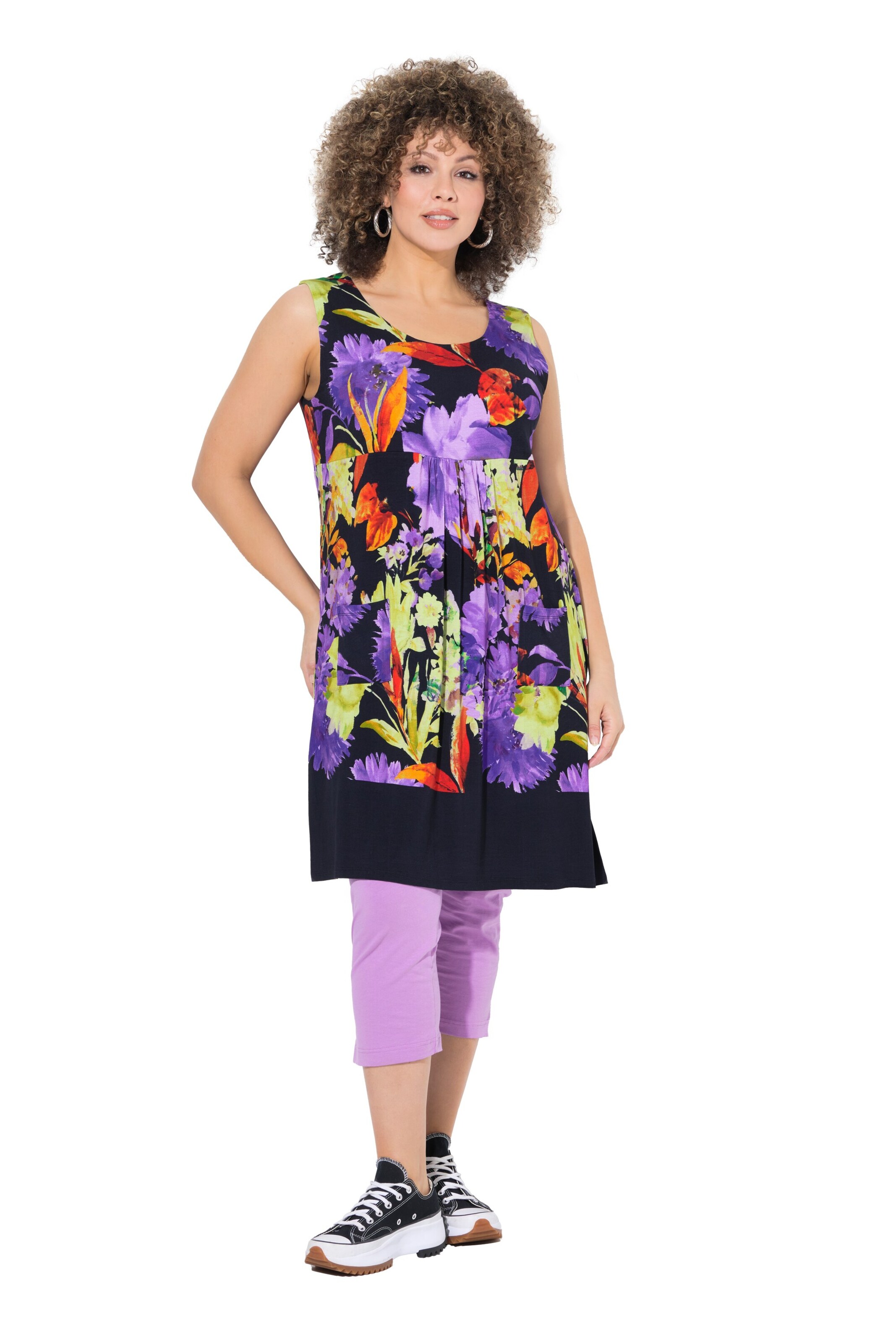 Ulla Popken Dress in Black: front