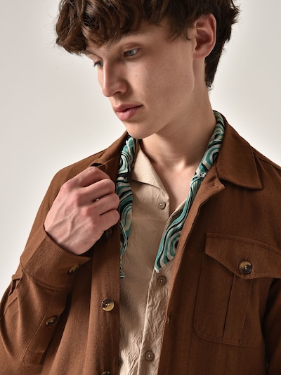 Antioch Srajca | rjava barva, Prikaz izdelka