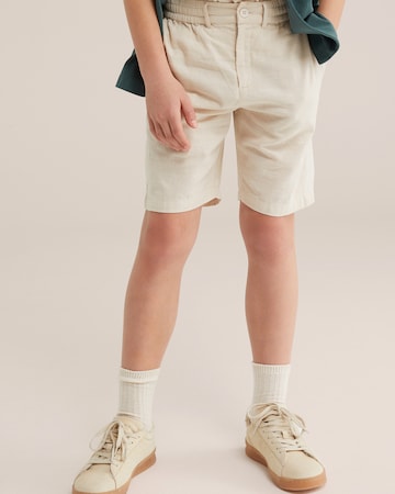 WE Fashion Regular Byxa i beige: framsida