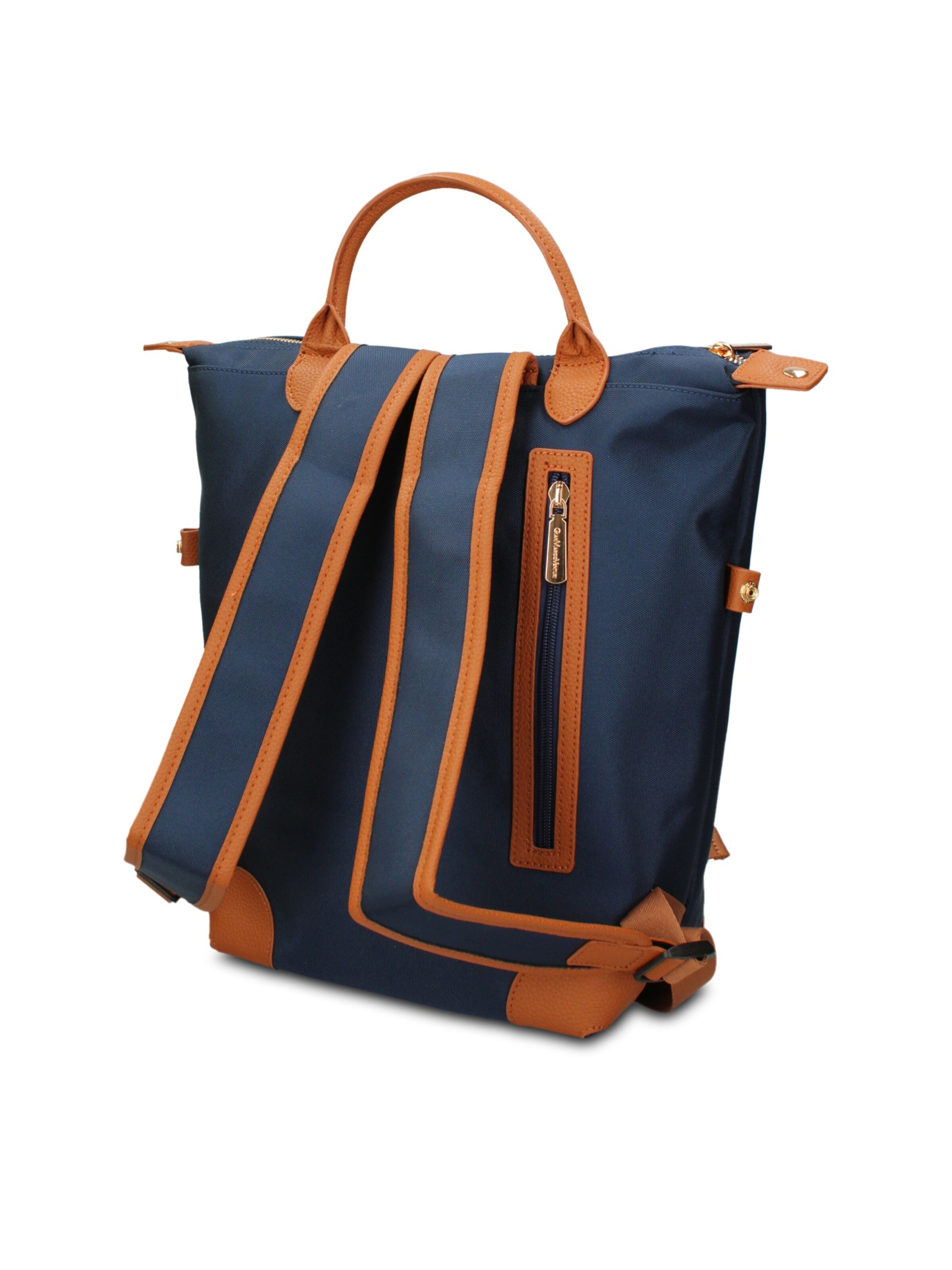 Zaino 'Zaino Novara Elite Gianmarco Venturi - Pelle Vegana 100% PU' di GianMarco Venturi in blu
