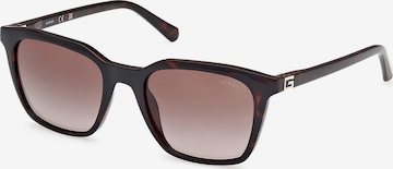 GUESS Sonnenbrille in Braun: Vorderseite